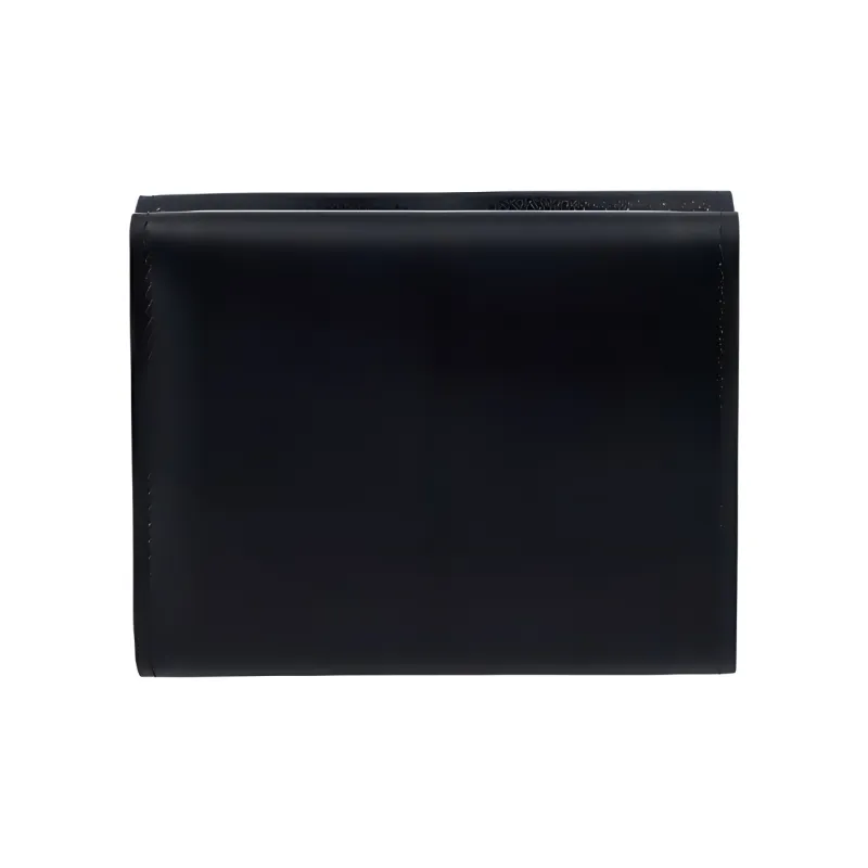 FENDI Leather Wallet Women's Black-2