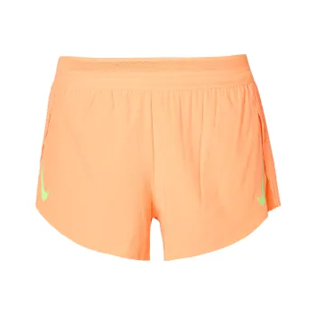 Nike Aero Swift Mid Rise Fitness Women's Casual Shorts Orange