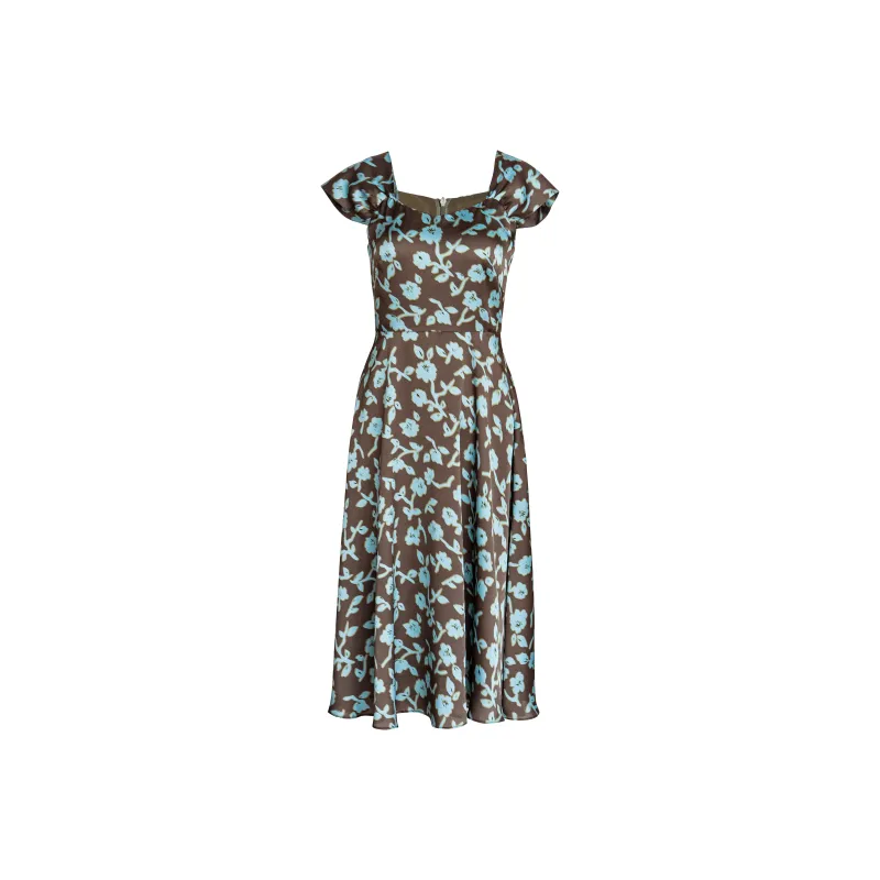ROEYSHOUSE Short Sleeved Dress Women's Multicolor-0