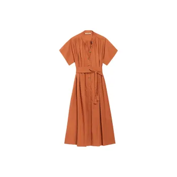 Vanessa Bruno Short Sleeved Dresses Women's Orange