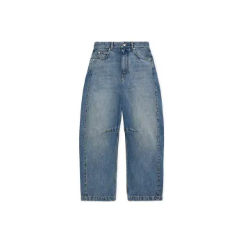 LOEWE Anagram Barrel Jeans 'Washed Denim'