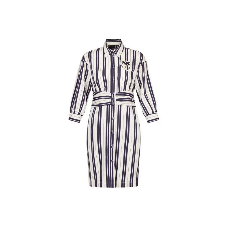 PINKO SS22 Long Sleeved Dresses Women's White-0