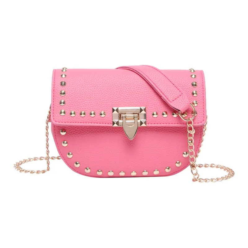 TOUTSEUL YOLO PU Saddle Bag, Shoulder Bag Women's Black/Red/Khaki/Brown/Pink-20