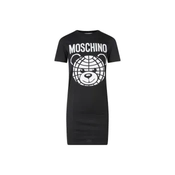 MOSCHINO Short Sleeved Dress Women's Black