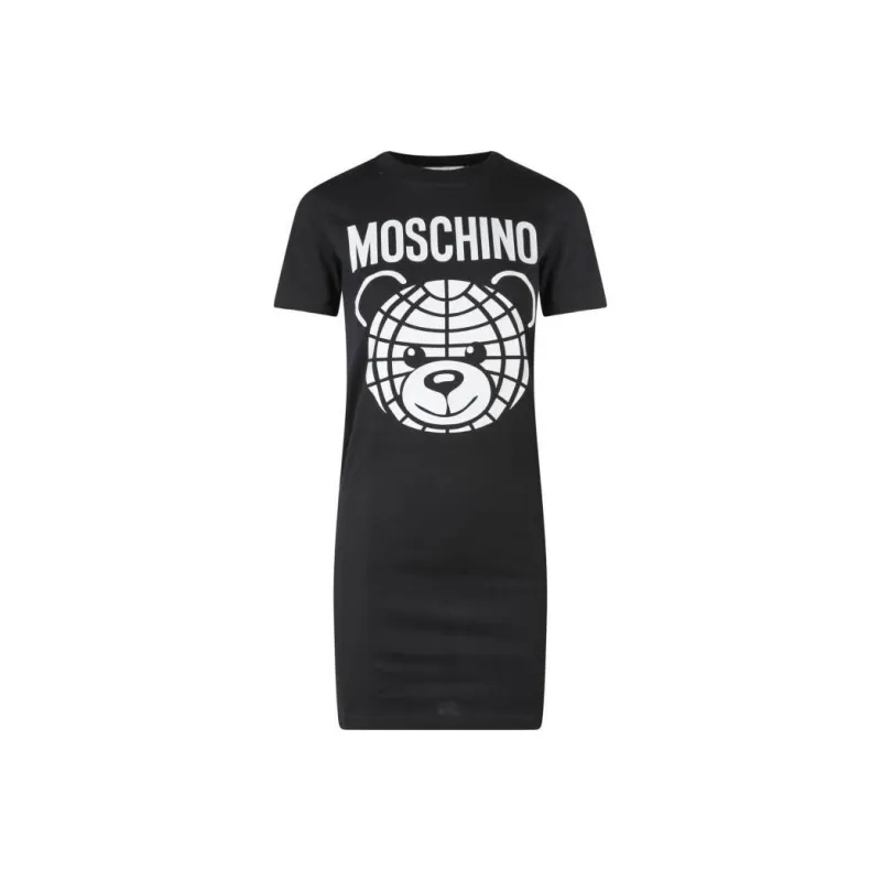 MOSCHINO Short Sleeved Dress Women's Black-0