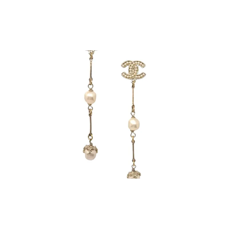CHANEL 2012 Cc Dangle Earrings-1