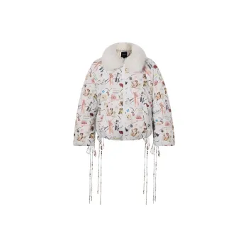 LA CRAWFISH Puffer Jacket Women's White