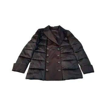CHANEL Puffer Jacket Women's Black