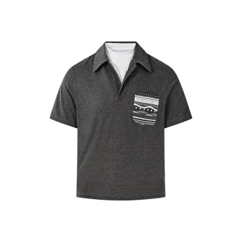 KREATE Polo Shirts Unisex Heather Gray