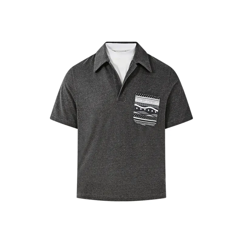 KREATE Polo Shirts Unisex Heather Gray-0