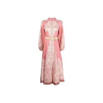 Zimmermann Long-Sleeved Dresses Women's Pink