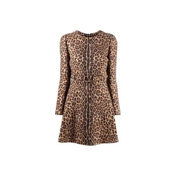 Valentino Long-Sleeved Dresses Women's Umber
