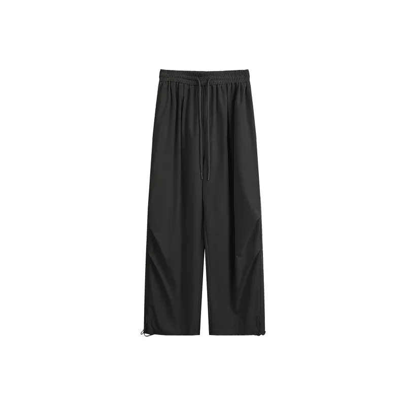ICH MODE Casual Pants Unisex Burgundy-18