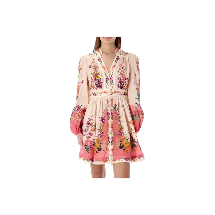 Zimmermann Long-Sleeved Dresses Women's Pink-0