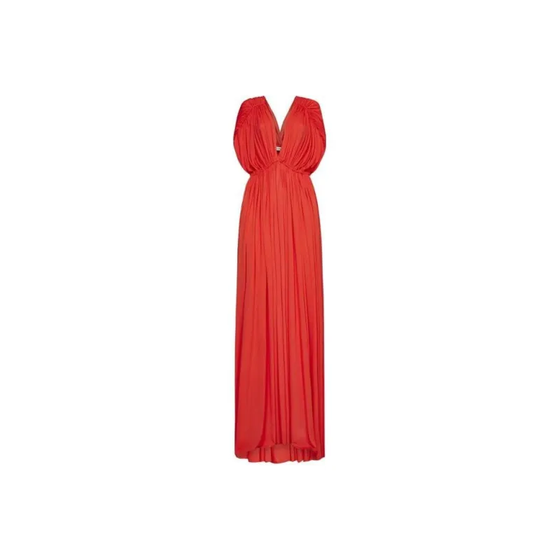 Lanvin Draped Maxi Dress-0