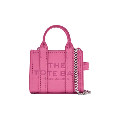 MARC JACOBS Leather Tote Bag, Shopping Bag, Crossbody Bag Women's Bowknot Pink