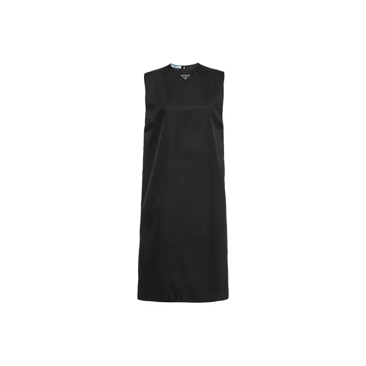 PRADA Sleeveless Dresses Women's Black-0
