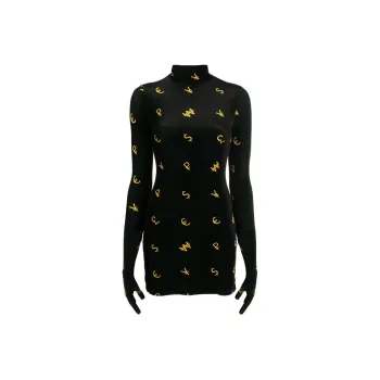 Vetements Long-Sleeved Dresses Women's Black