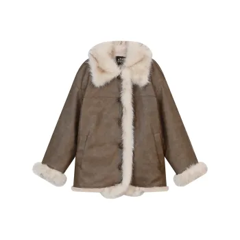 ELF SACK Puffer Jacket Women's Coffee