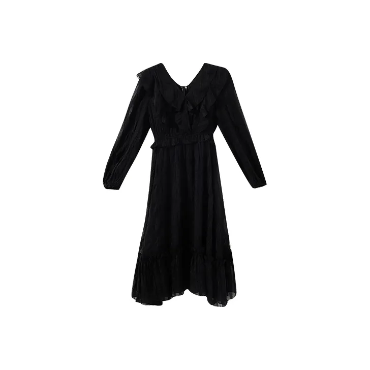 YUMOMO STAR Long Sleeved Dresses Women's-2
