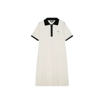 DKNY Short Sleeved Dress Women's White