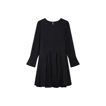 THE SEA LIFE Long Sleeved Dress Women's Black Mage