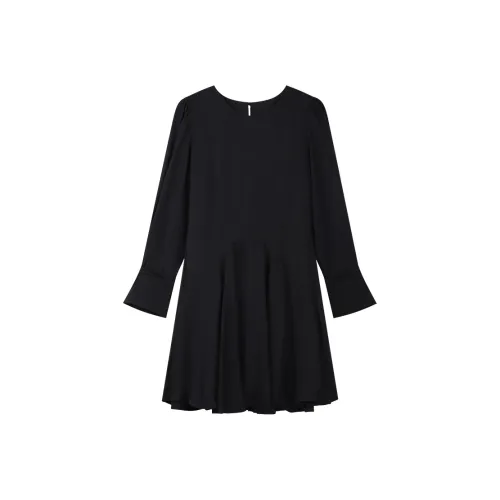 THE SEA LIFE Long Sleeved Dress Women's Black Mage