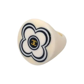 CHANEL 2002 Floral print Ring