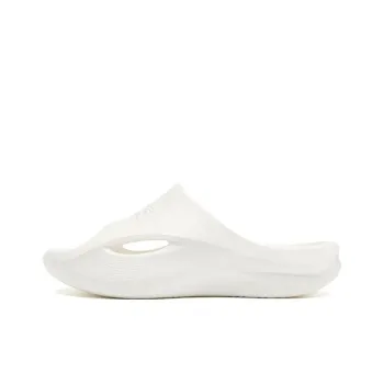 PINK PANTHER x QIAODAN Slip Resistant Abrasion Resistant Slide Slippers Men's Ivory White