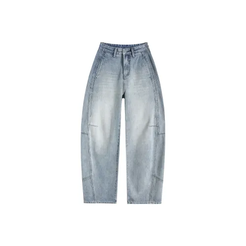 HTHK Jeans Women's Vintage Blue