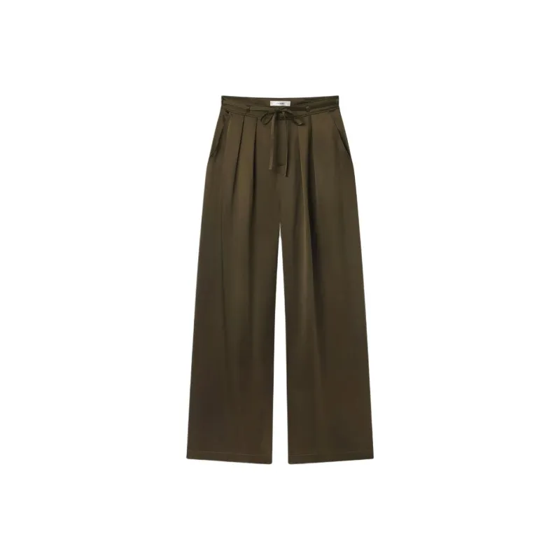 FRAME Casual Pants Women's Olive Green-0