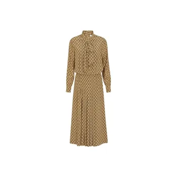 CELINE Long Sleeved Dresses Women's Yellow