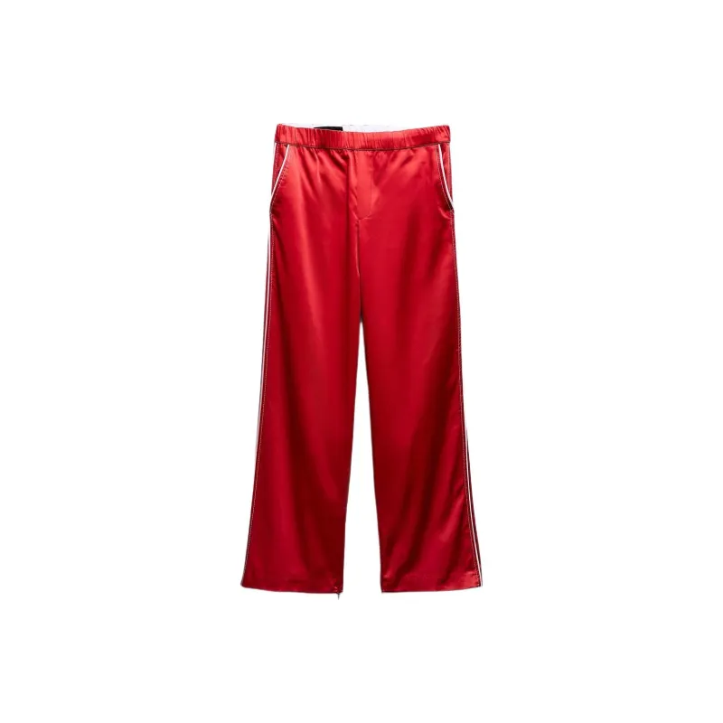 ZARA Casual Pants Women's Red-0