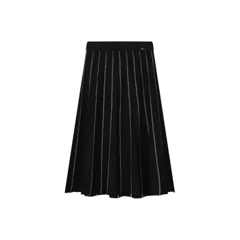 FILA Knit Long Skirts Women's Black