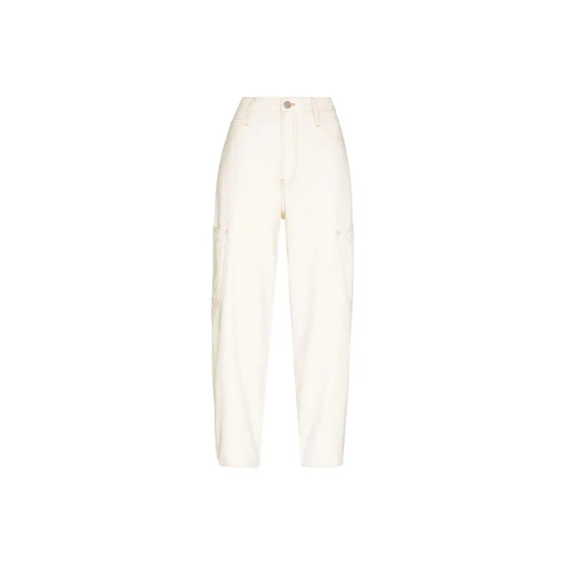 FRAME Ultra High Waist Cropped Jeans-0