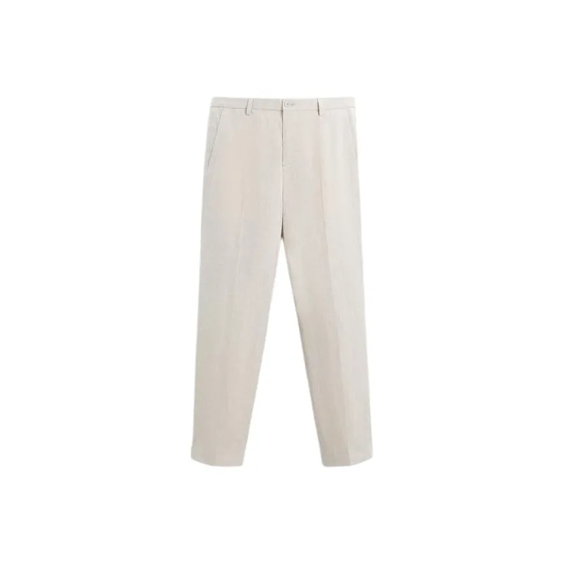 ZARA Suit Trouser Men's Light Beige-0