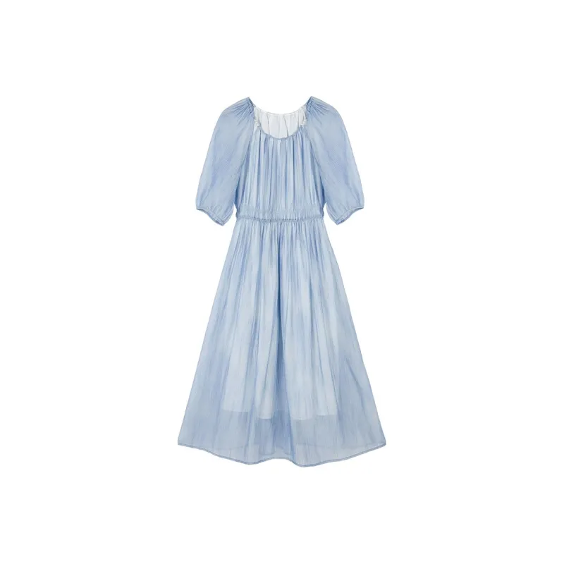 XIANGYING Short Sleeved Dress Women's-3