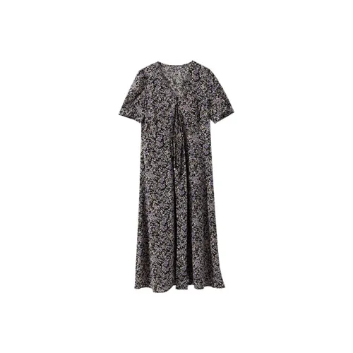 YUMOMO STAR Dress Night Raven Black