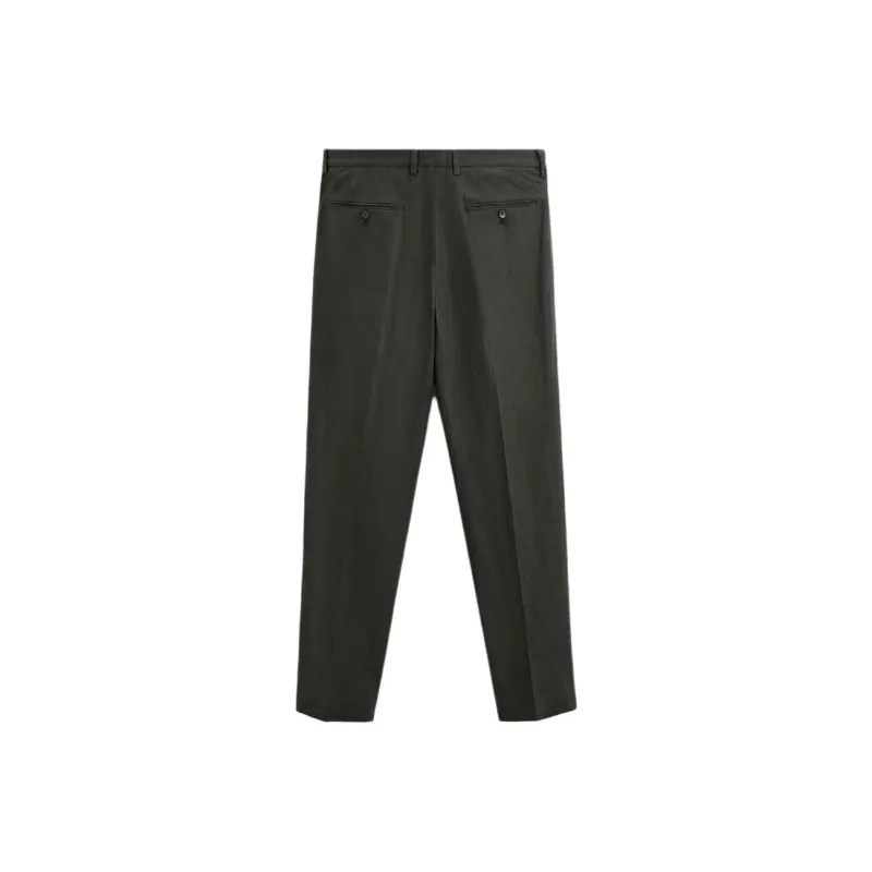ZARA Suit Trouser Men's Dark Khaki-1