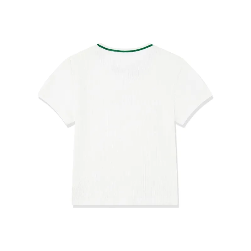 QIAODAN Sports Life Collection SS25 T Shirt Women's Jordan White-1