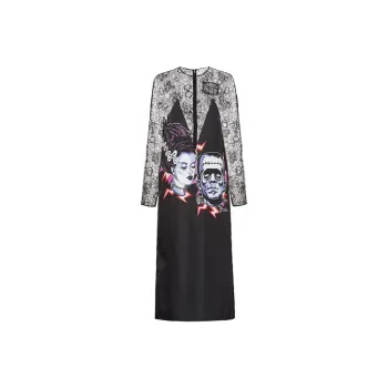 PRADA Long-Sleeved Dresses Women's Black