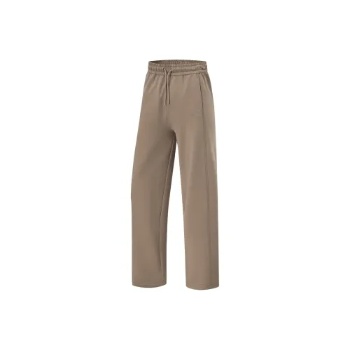 LiNing Fitness Series Knitted Sweatpants Women's Mushroom Brown