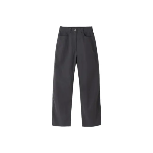 NOTHING WRITTEN Eden Washing Pants Casual Pants Women's CHARCOAL/Charcoal Gray