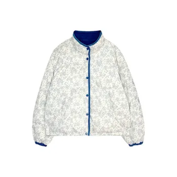 PAZZO Unique Color Blocking Style Casual Puffer Jacket Women's