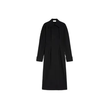 SportMax Long-Sleeved Dresses Women's Black