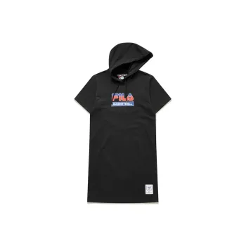 FILA FUSION Short Sleeved Dresses Women's Pitch Black