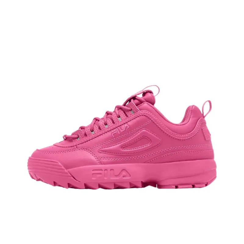 FILA Disruptor 2 Breathable Low Top Casual Shoes Women's Pink-0