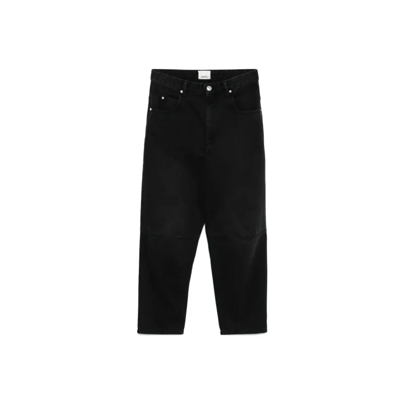 ISABEL MARANT Janet Cropped Jeans-0