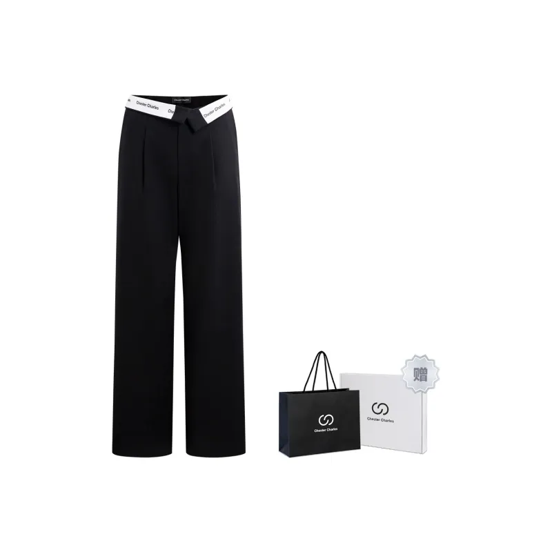 Chester Charles Casual Pants Women's Black-0