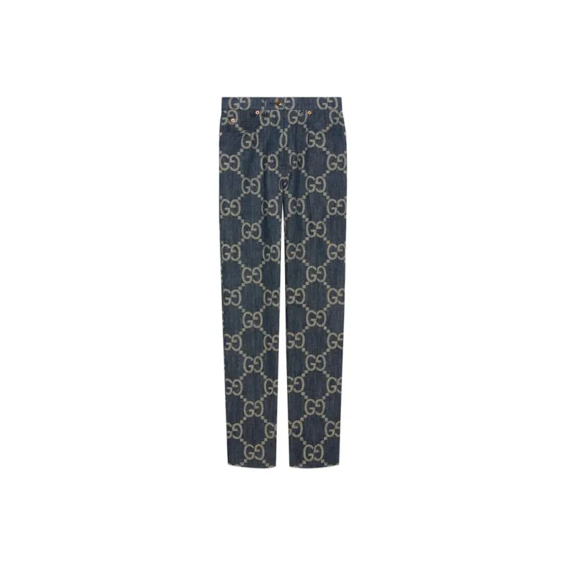 GUCCI Jumbo Gg Denim Trousers-0